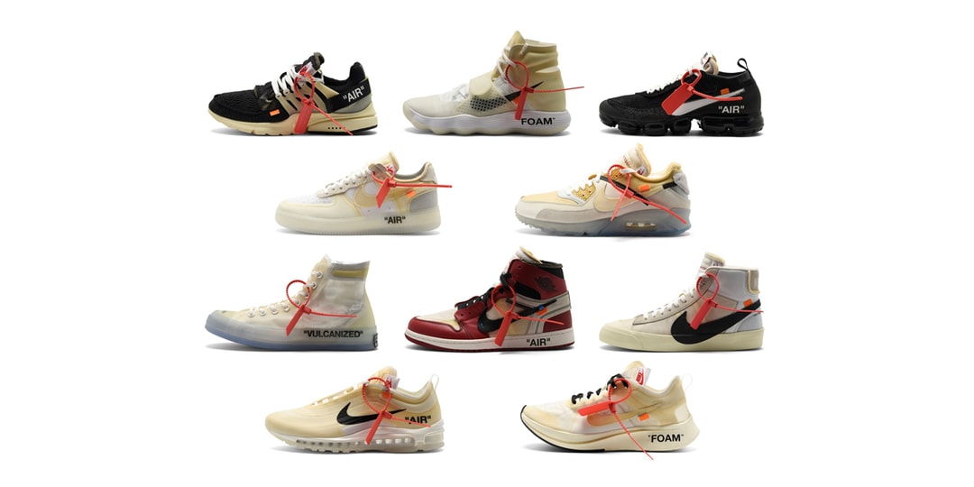 Featured image for "Exclusive Auction Details for Off-White™ Nike The Ten Collection"