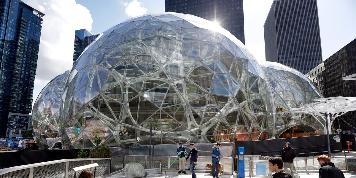 Featured image for Amazon Monitors Office Hours to Curb 'Coffee Badging'