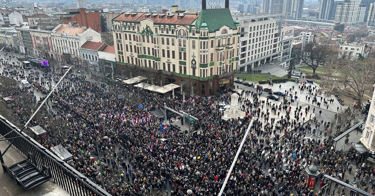 Featured image for "Serbian Students Intensify Protests, Allege Western Influence in Election Unrest"