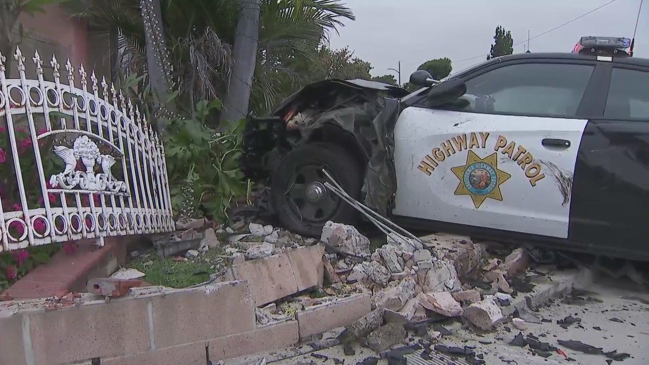 Featured image for High-speed police pursuits end in crashes and arrests in LA.