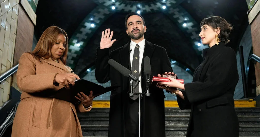 Featured image for Zohran Mamdani Sworn In as NYC's 112th Mayor in Unique Ceremony