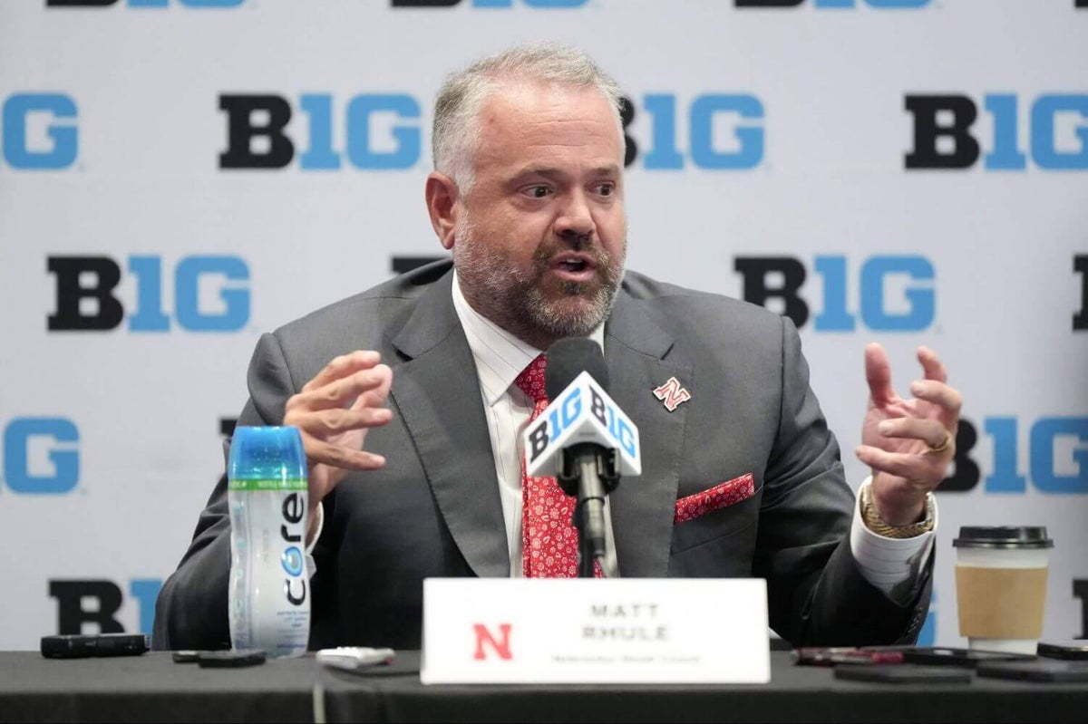 Featured image for Matt Rhule Defends Nebraska Job Amidst Criticism from Scott Frost and Urban Meyer