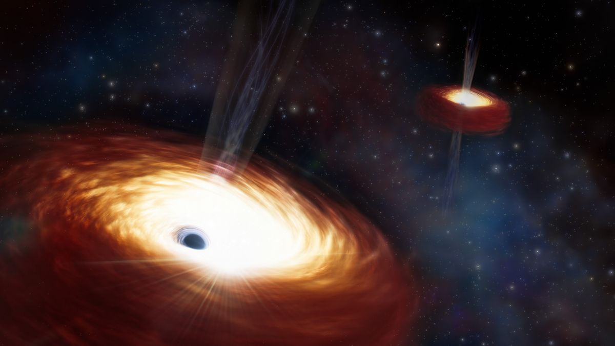 Featured image for "Record-breaking: Astronomers Discover Heaviest Black Hole Pair at 28 Billion Solar Masses"