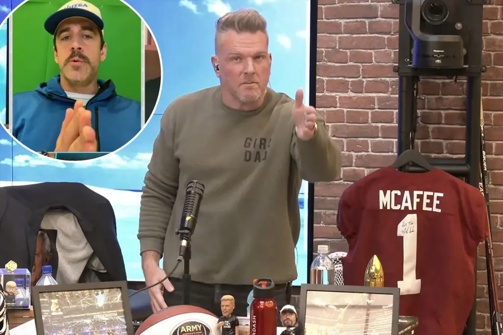 Featured image for "Aaron Rodgers' Controversial Remarks Lead to Show Suspension and Criticism"