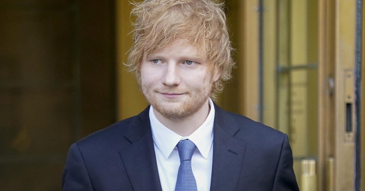 Jury clears Ed Sheeran of copyright infringement in Marvin Gaye case.