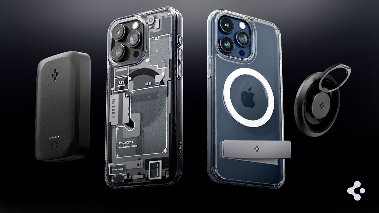 Featured image for Top iPhone 15 Pro and Pro Max cases, including a foldable MagSafe grip stand