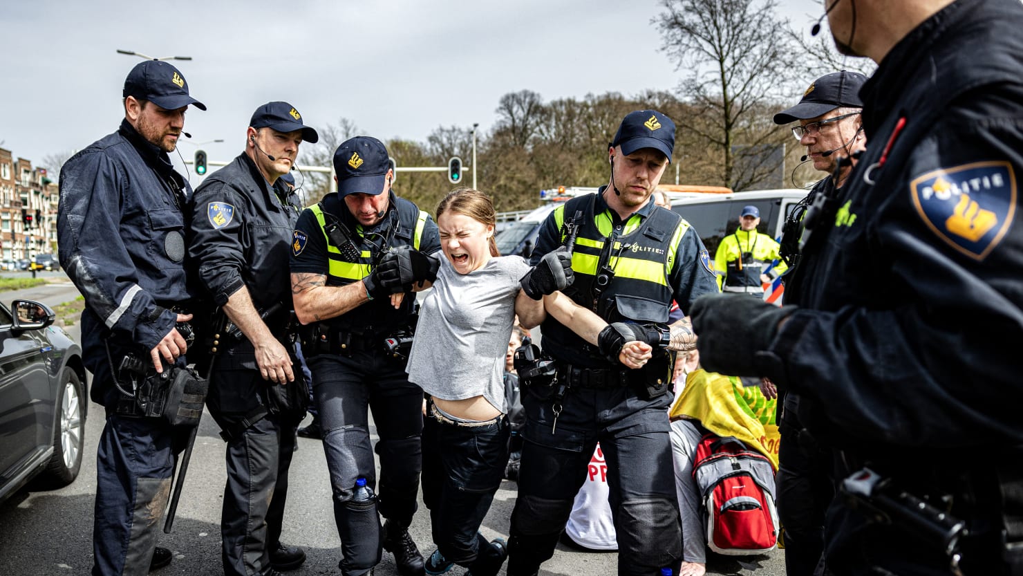 Featured image for "Greta Thunberg Detained at Climate Protest in The Hague"