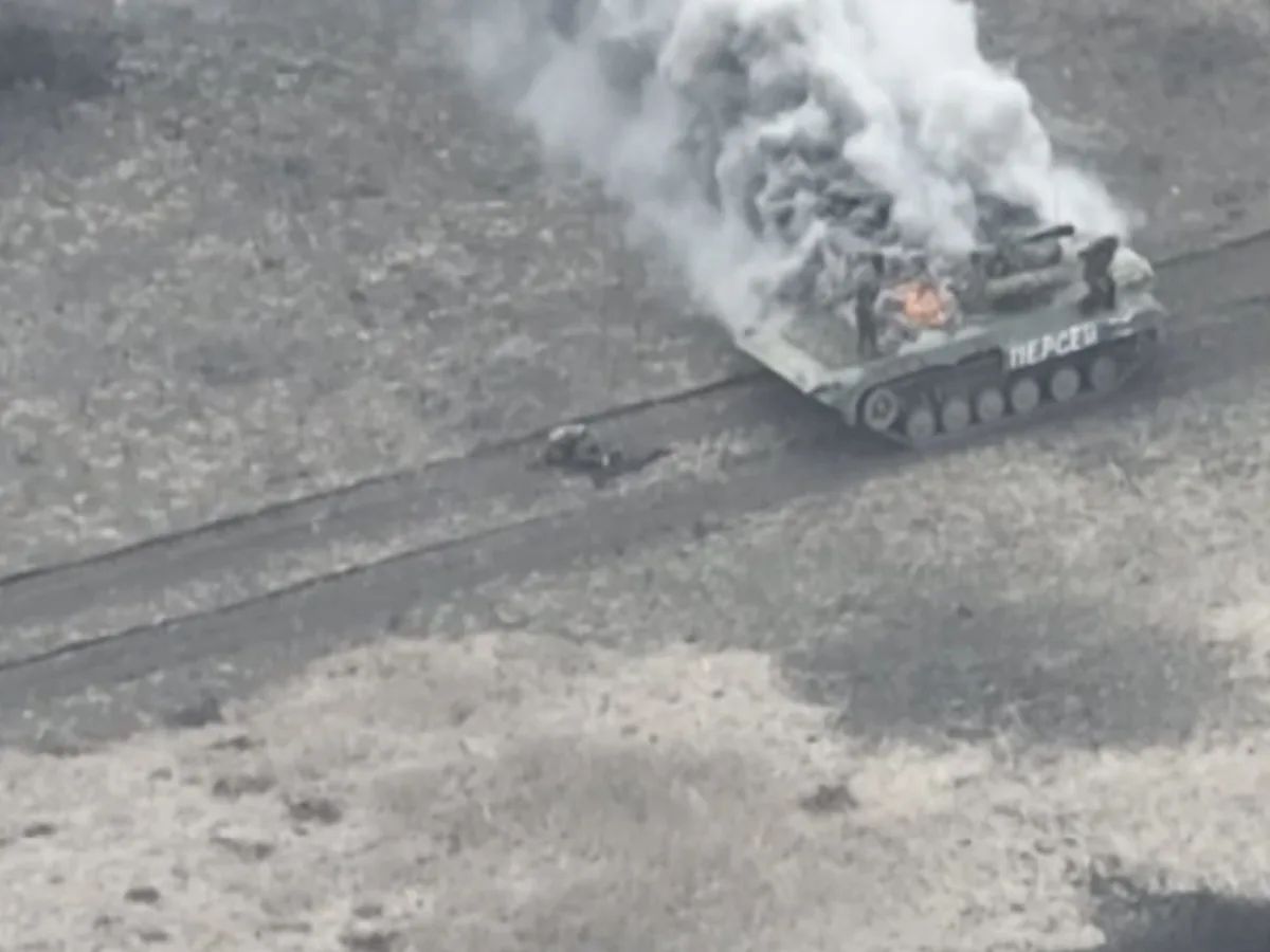 Ukrainian forces use advanced weaponry to repel Russian attacks.