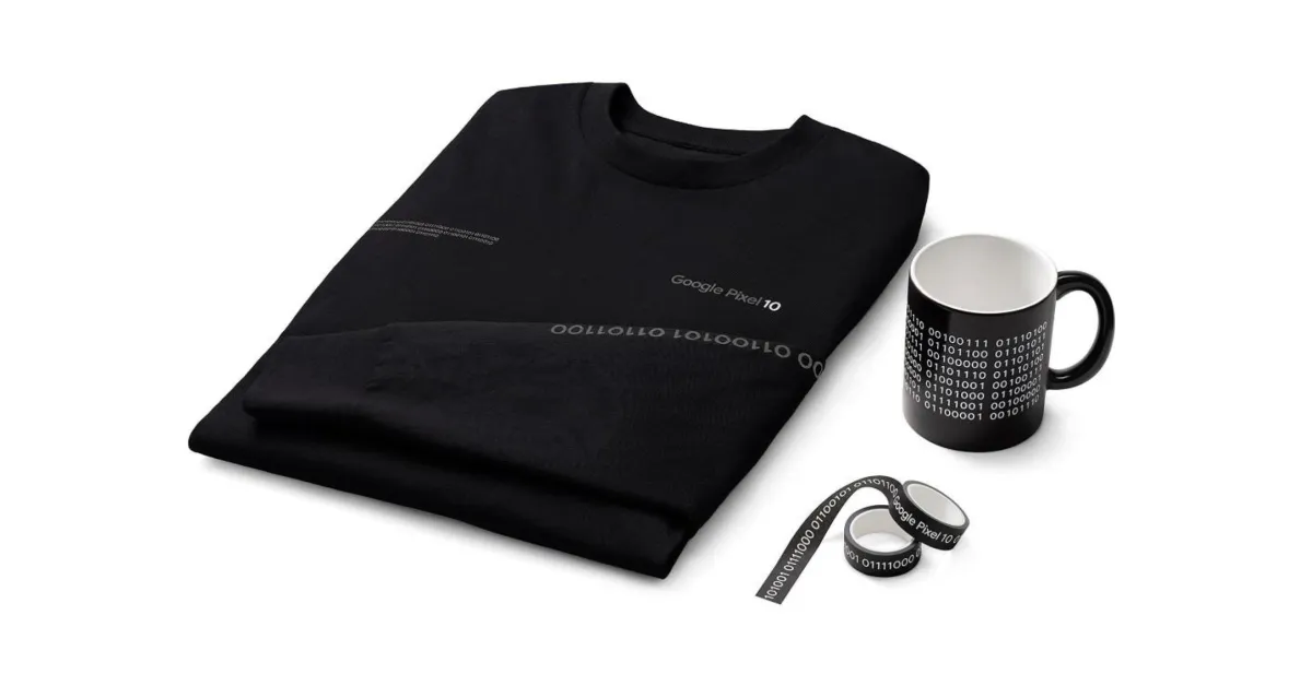 Google Launches Limited-Edition Pixel 10 Merchandise