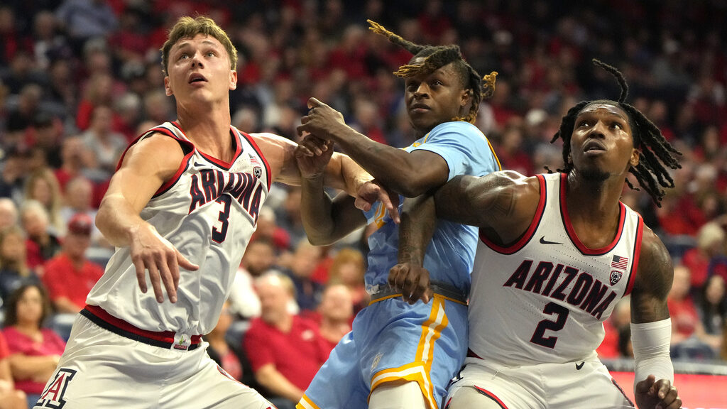 Featured image for "Top-ranked Arizona faces No. 3 Purdue in highly anticipated college basketball showdown"
