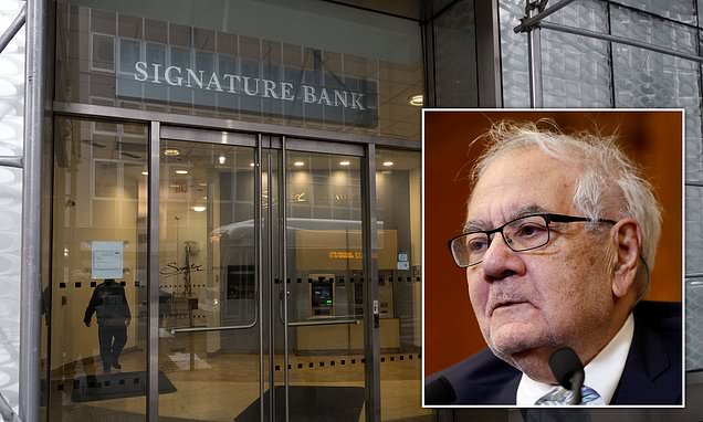 Barney Frank defends decision to join failed Signature Bank board for financial gain.