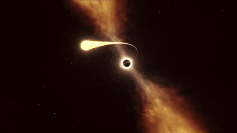 MIT Astronomers Detect Nearby Black Hole Devouring a Star