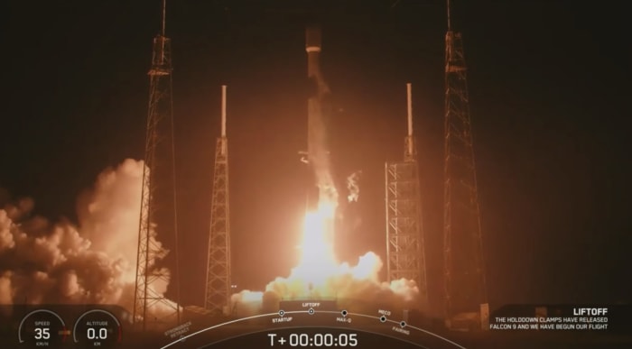 "SpaceX's Nighttime Falcon 9 Launches Continue with Starlink Mission"
