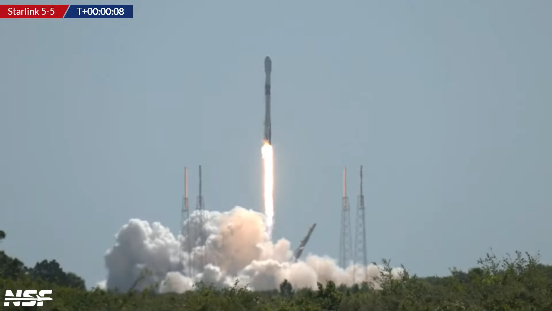 SpaceX Launches Starlink Group 5-5 Mission with Precision.