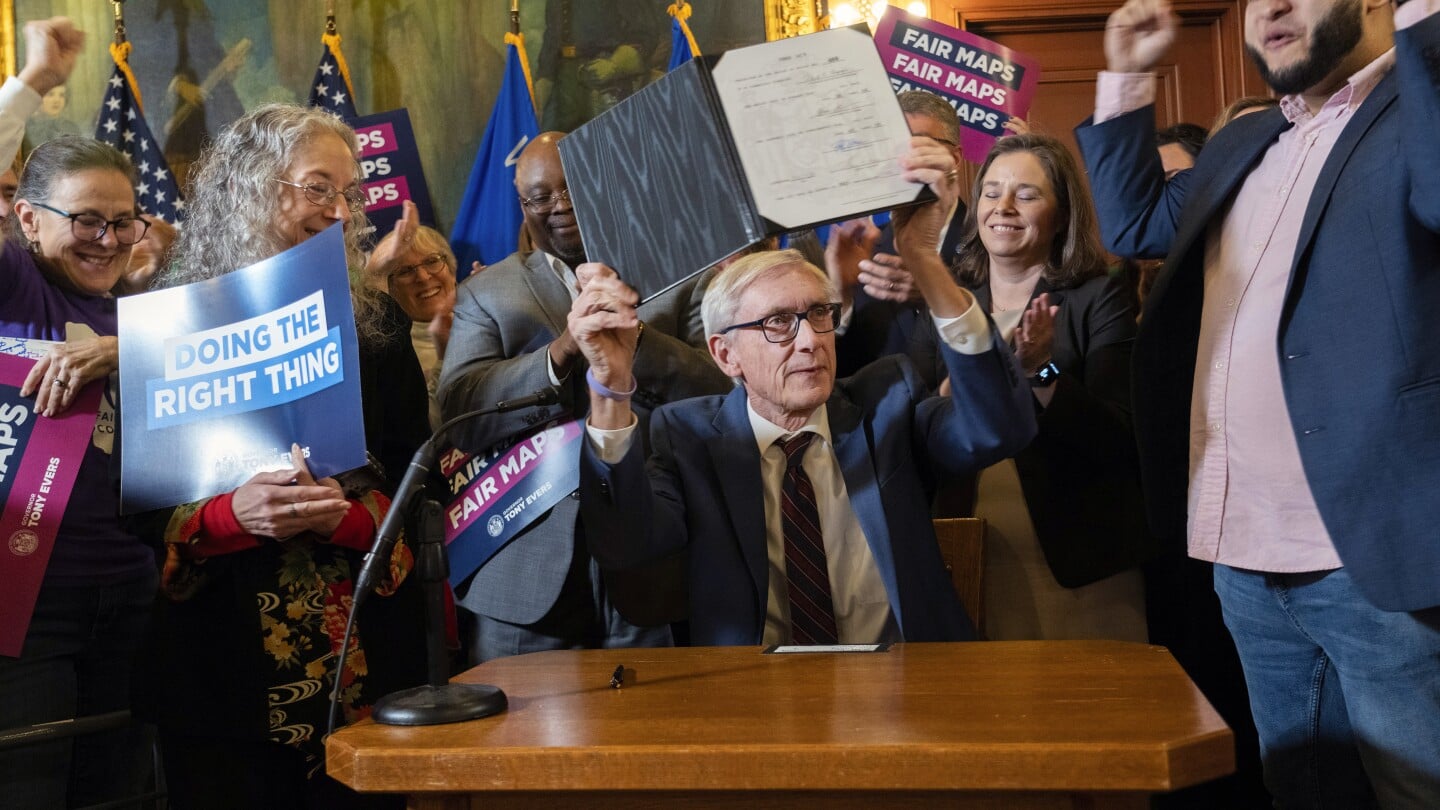 Featured image for "Democratic Governor Signs New Fair Legislative Maps into Law, Ending GOP Gerrymandering in Wisconsin"