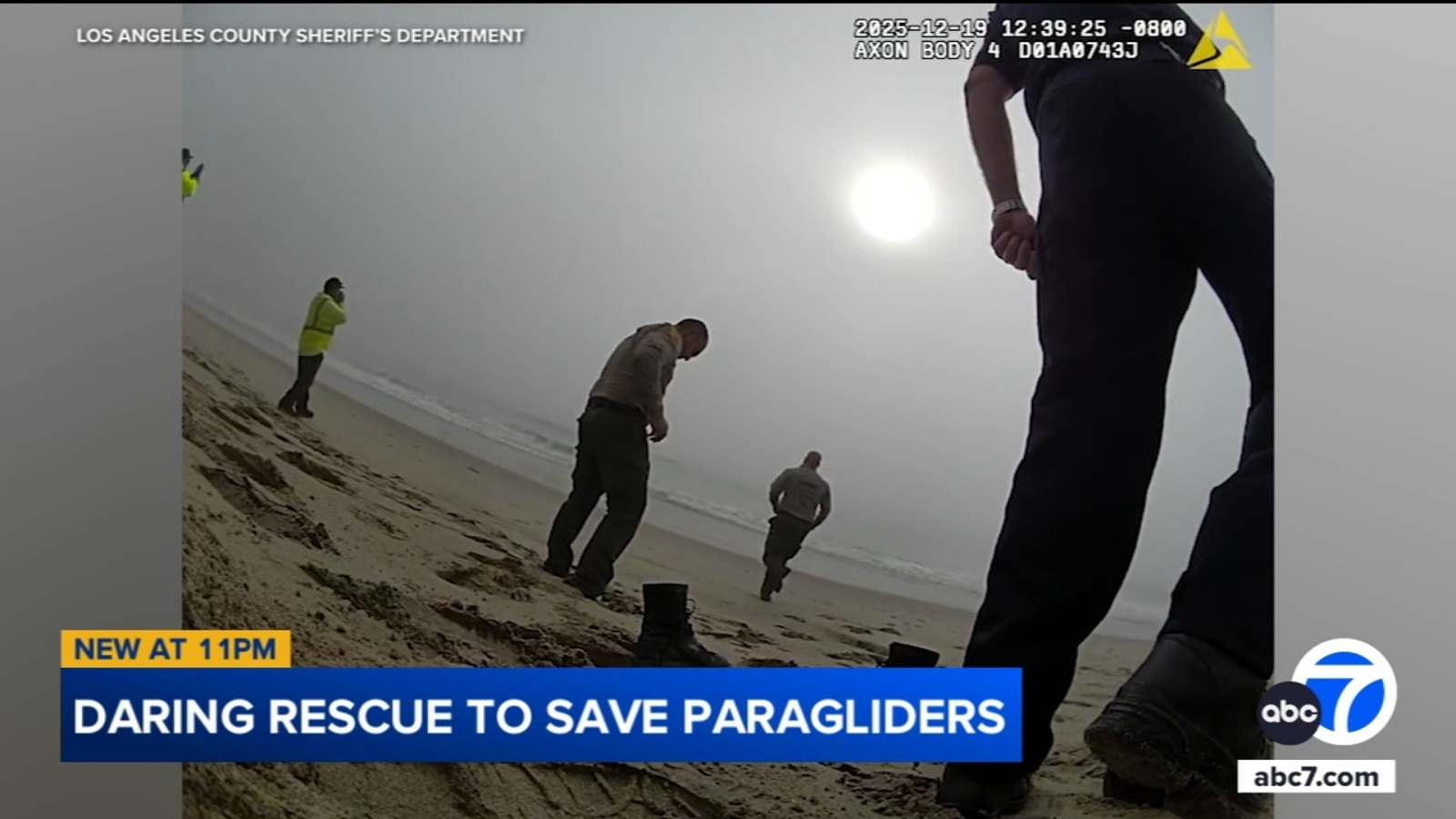 Featured image for LA Deputies Rescue Paragliders from Malibu Ocean Crash