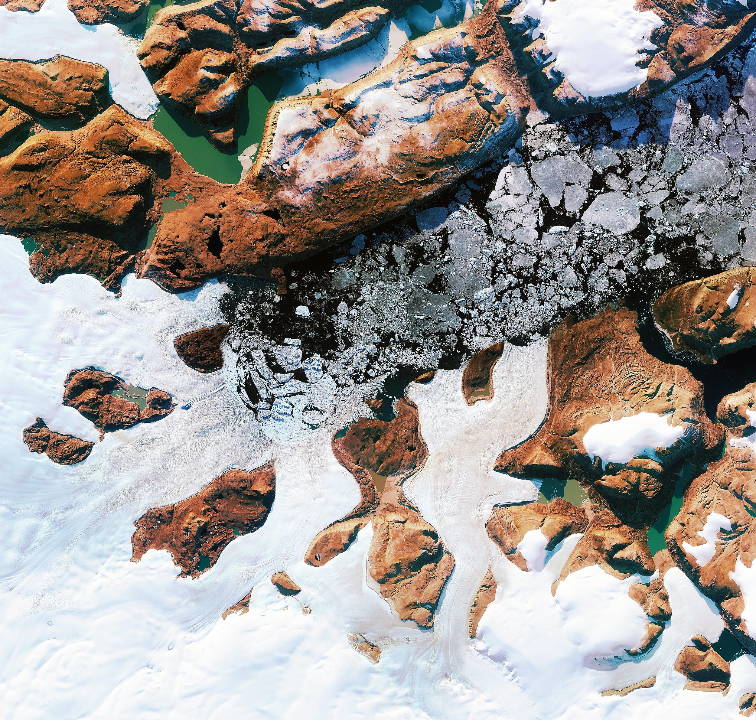 Featured image for Massive Greenland Ice Sheet Subglacial Lake Eruption Creates Deep Crater
