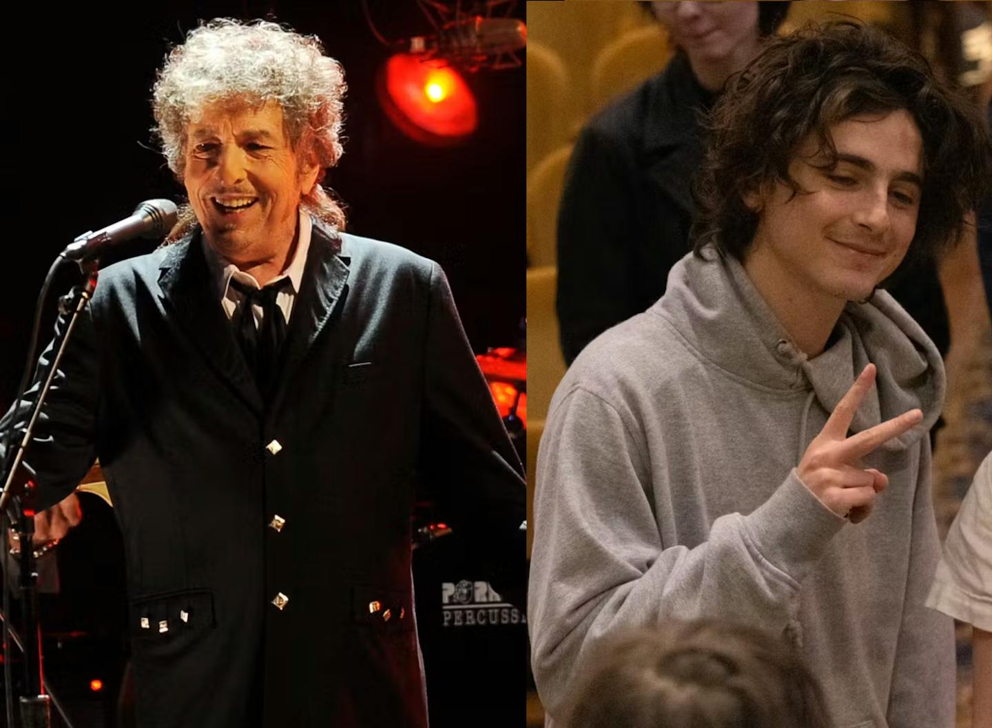 Featured image for Bob Dylan Applauds Timothée Chalamet's Role in Upcoming Biopic