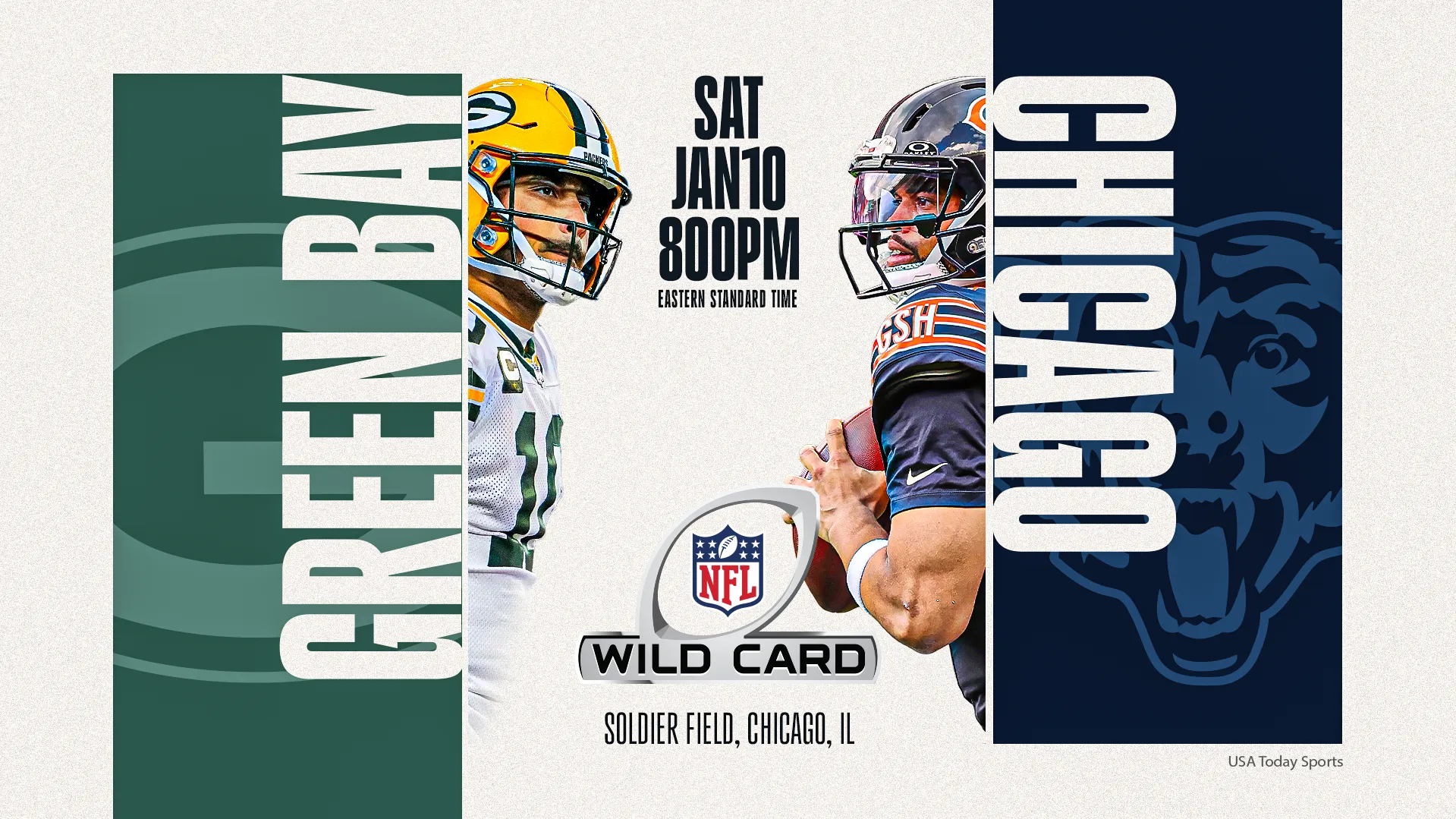 Featured image for Packers and Bears Clash in Exciting NFL Playoff Showdown