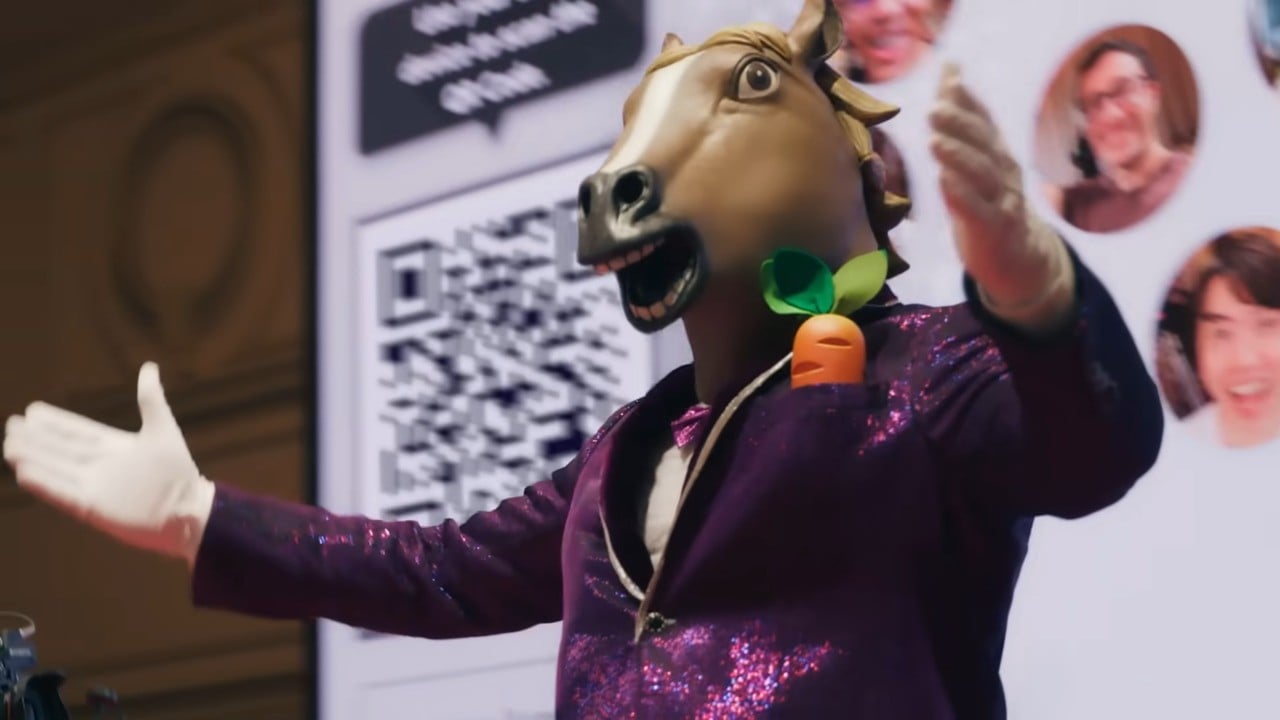 Featured image for "Everybody 1-2-Switch: A Party Game with 100 Players and a Horse Host"