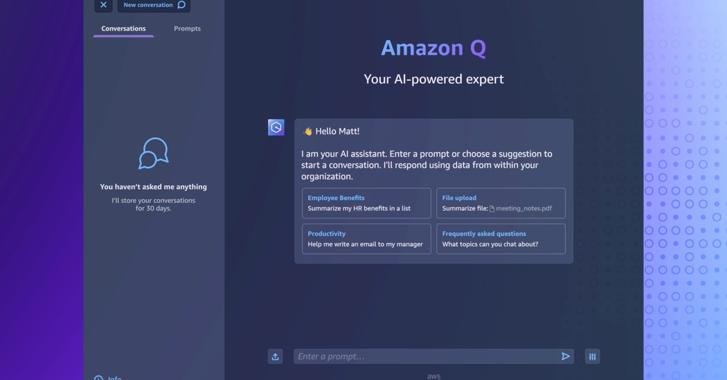 "Amazon's Q: Revolutionizing Company Communication with A.I. Chatbot"