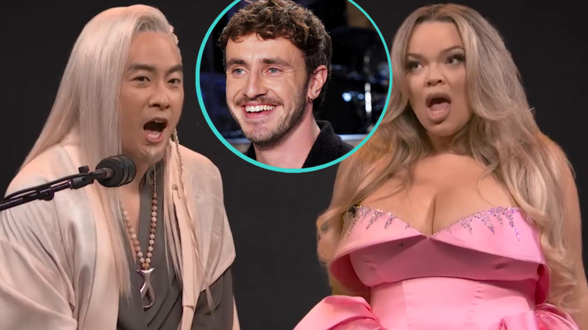 Featured image for Trisha Paytas Joins Paul Mescal for SNL's Spotify Wrapped Sketch