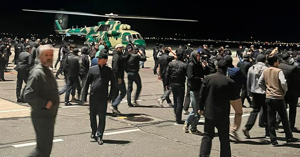 Featured image for "Telegram Channel Sparks Anti-Israel Riot at Russian Airport, US Rejects Putin's Claims"