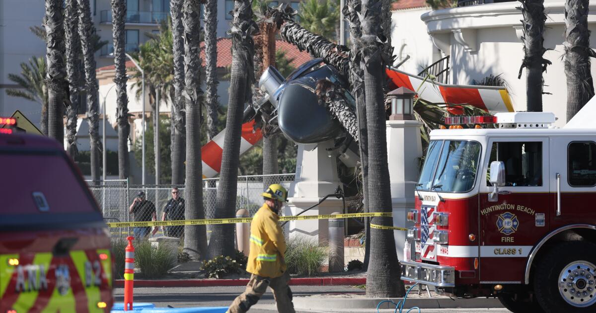Featured image for Five Injured in Helicopter Crash at Huntington Beach Hotel