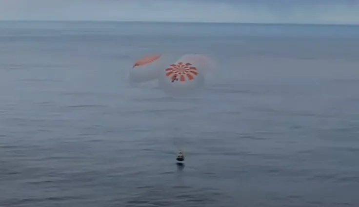 Featured image for "Axiom Space Astronauts Safely Splash Down in Atlantic After Storm Delay"