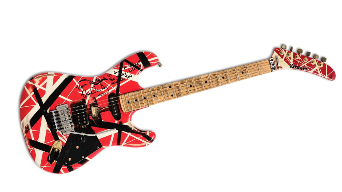 Featured image for Eddie Van Halen’s 1982 Kramer Guitar Expected to Fetch Over $3 Million at Auction