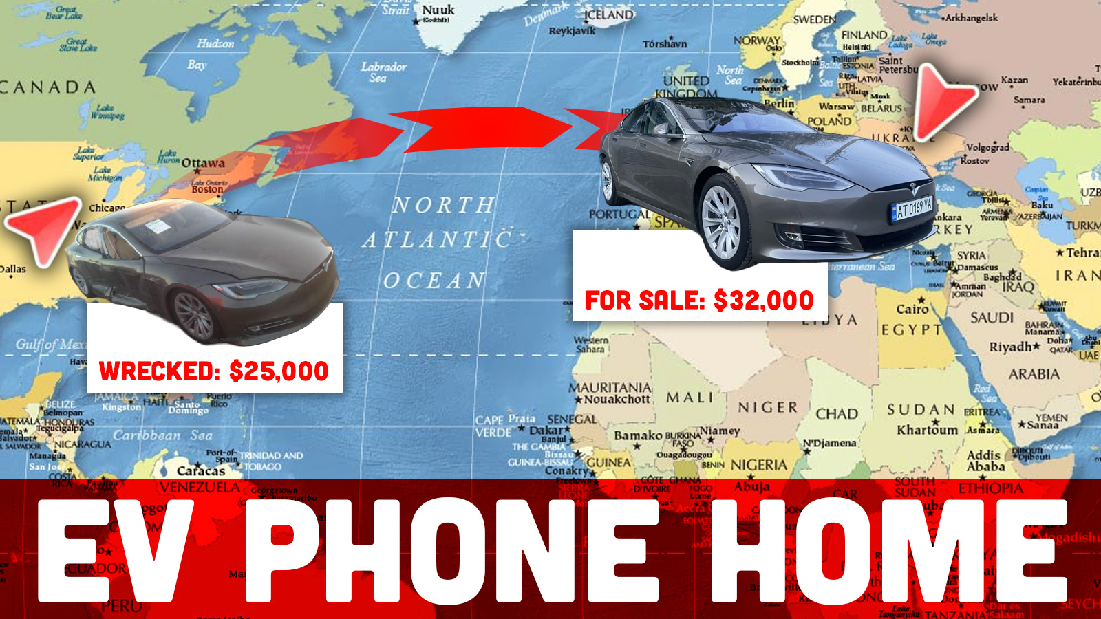 Featured image for Crashed Teslas Resurface in Ukraine, Leaving Former Owners Astonished