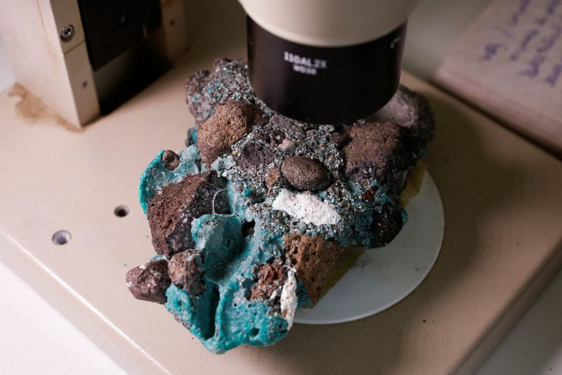 Plastic rocks discovered on remote Brazilian island.