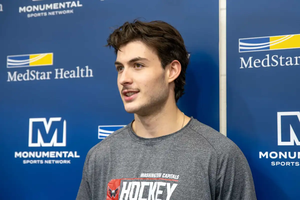 Featured image for Capitals' Training Camp Kicks Off with Promising Newcomer Lynden Lakovic