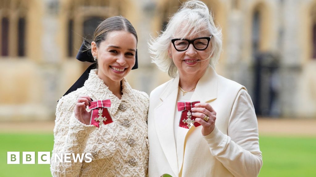 Featured image for "Emilia Clarke Receives MBE from Prince William for Charity Work"