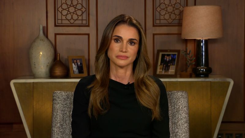 Featured image for "Queen Rania highlights the global double standard towards Palestinians"
