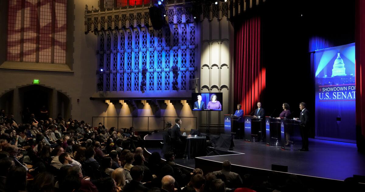 Featured image for "California Senate Debate: Highlighting Differences, Ganging Up, and Competing for Voters"