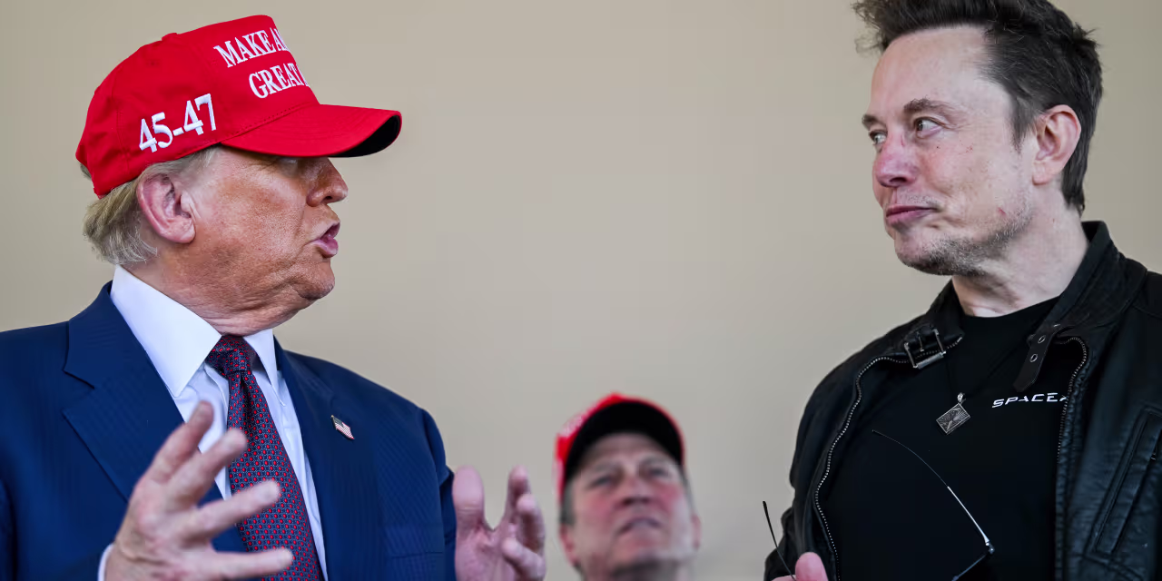 Featured image for Tesla Shares Drop Amid Escalating Musk-Trump Political Clash