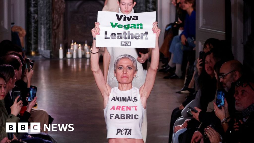"Victoria Beckham's Fashion Week Show Marred by Peta Protests and Crutch Controversy"