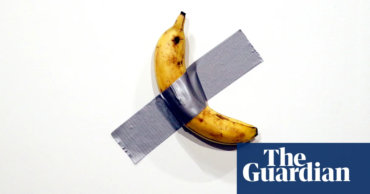 Featured image for Duct-Taped Banana Art Sells for Over $6 Million at Auction