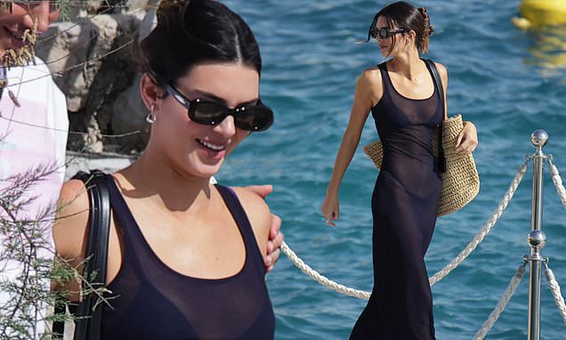 Kendall Jenner's Semi-Sheer Maxi Dress Reveals Bikini