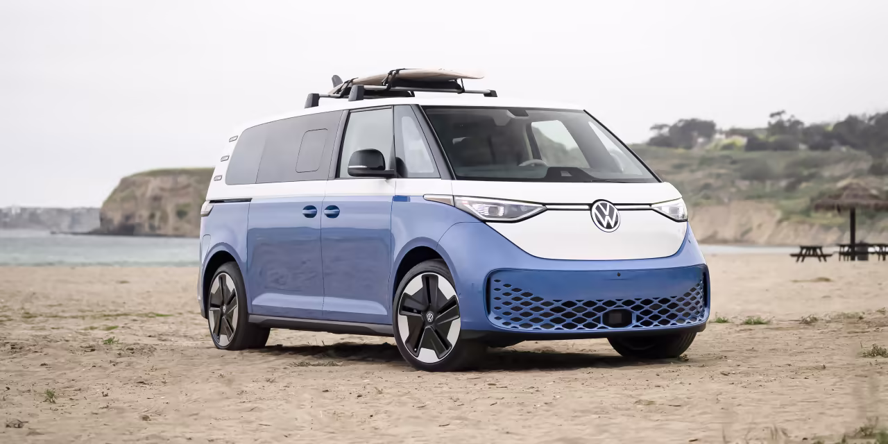 Featured image for Volkswagen's Electric VW Bus Returns to North America in 2024.