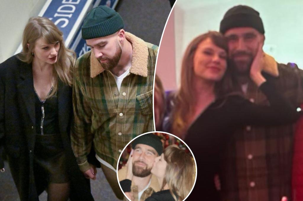 Taylor Swift and Travis Kelce's Festive PDA Moments Capture Hearts