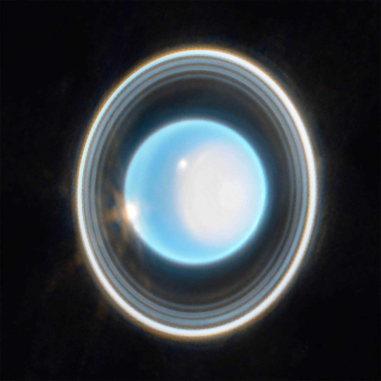 James Webb Telescope Reveals Stunning New Image of Uranus and its Rings.
