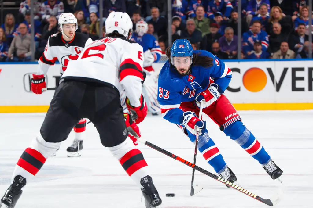 Featured image for Rangers' Playoff Hopes in Jeopardy After Game 4 Loss to Devils