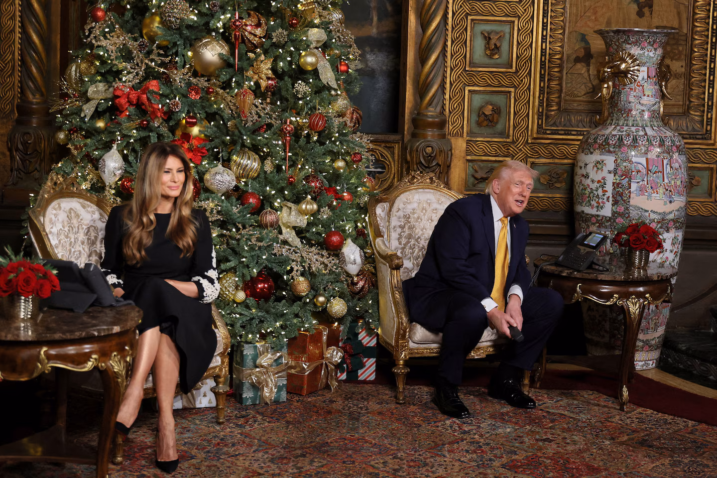 Featured image for Trump Celebrates Christmas at Mar-a-Lago with NORAD Santa Calls