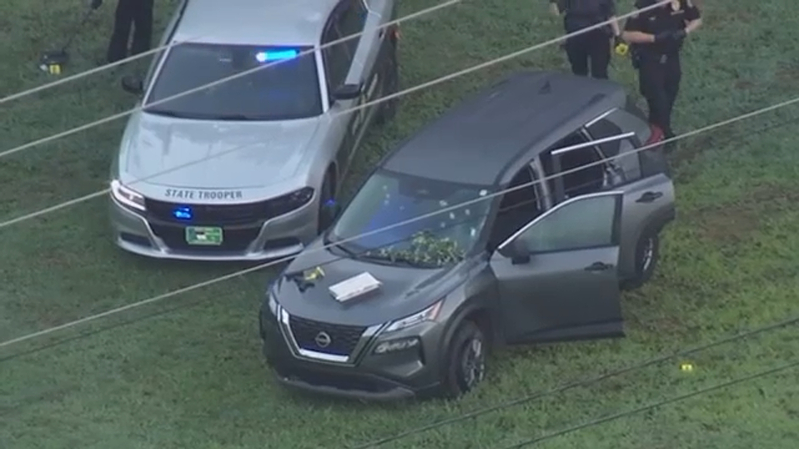 Featured image for High-speed chase ends in deadly shootout with state trooper, killing murder suspect