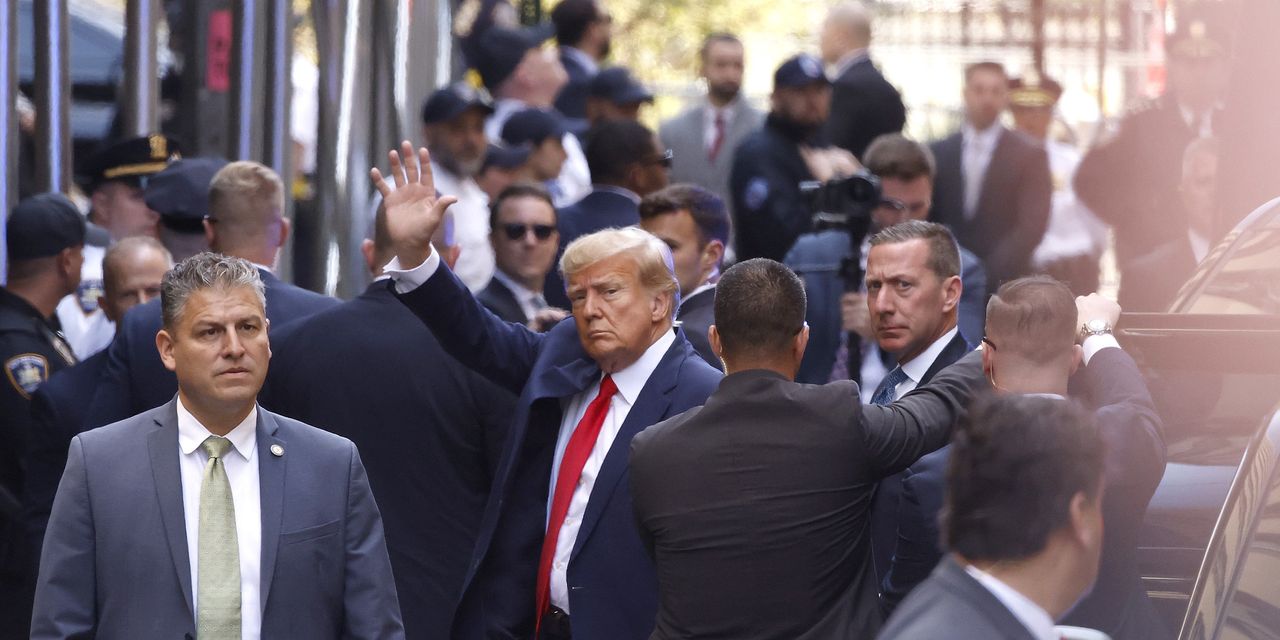 Trump Arraigned in Hush-Money Case Investigation.