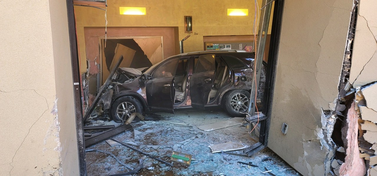 Car Crashes into National Hispanic Cultural Center, Injuring Two