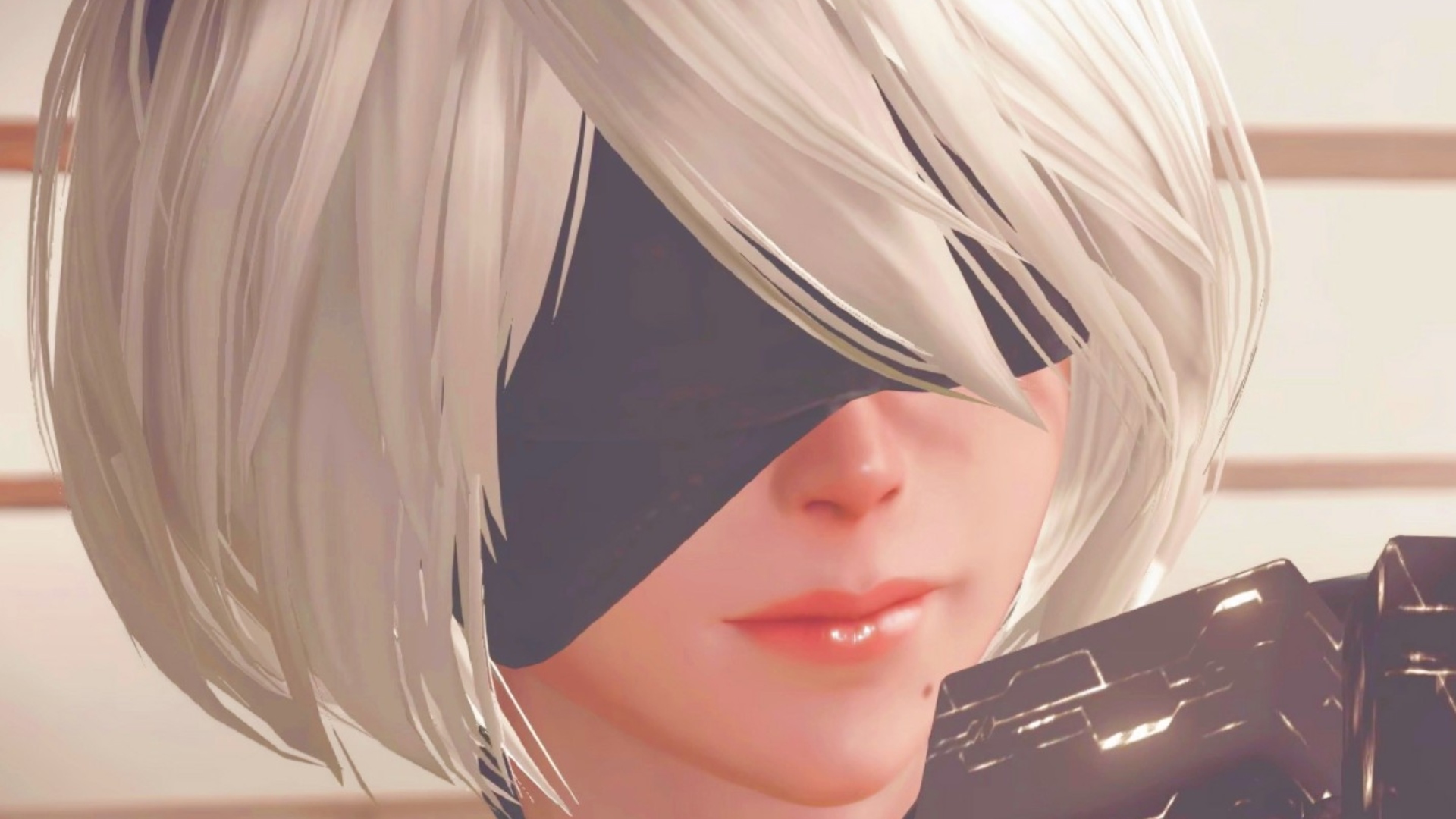 Featured image for "New Nier Automata crossover reveals scandalous makeover for 2B in Goddess of Victory Nikke"