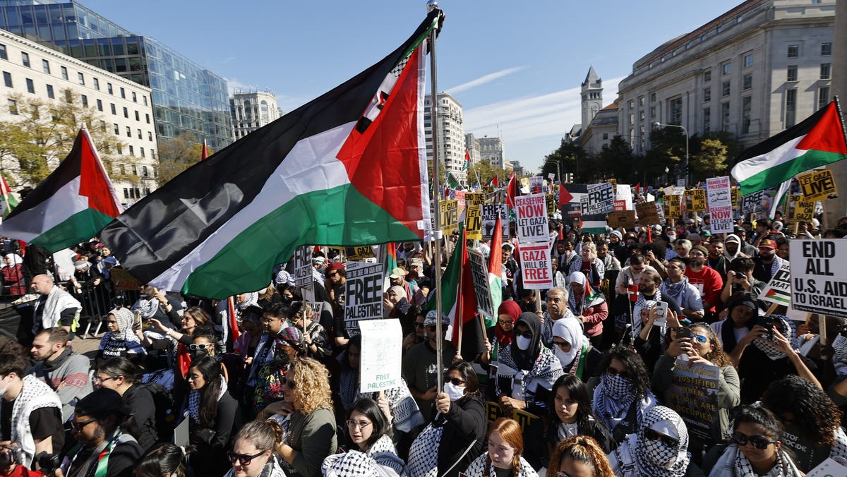 Global Protests Demand Ceasefire in Gaza and End to Israeli Bombing